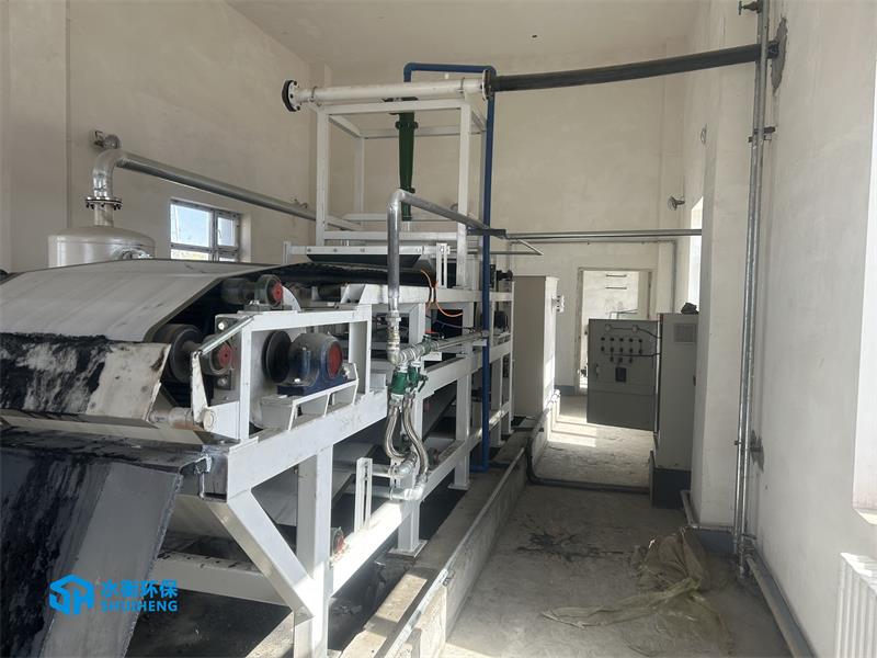 10㎡的带式真空过滤机安装完毕并运行稳定达标