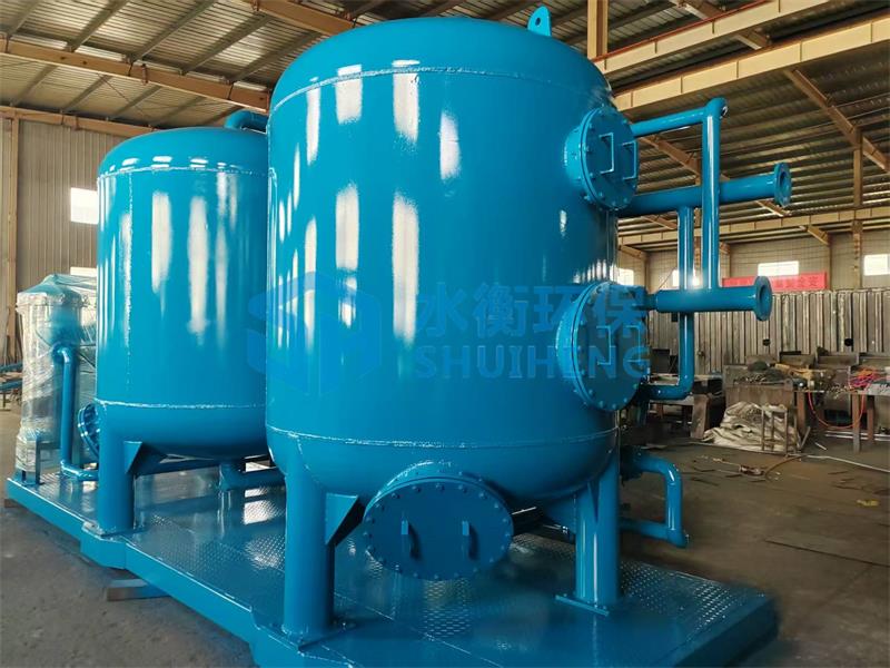 两台污水过滤器制造完成